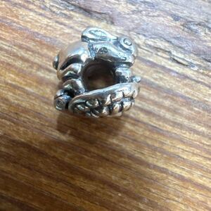 Retired Trollbeads Silver Bead Hare & Tortoise